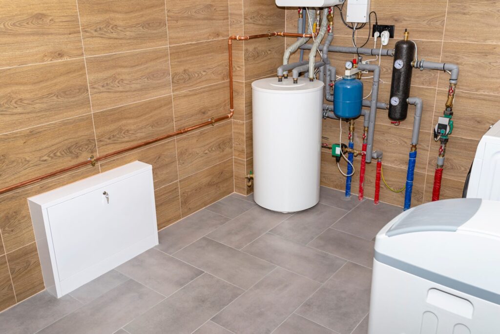 Residential water heater and plumbing system installed in Maitland